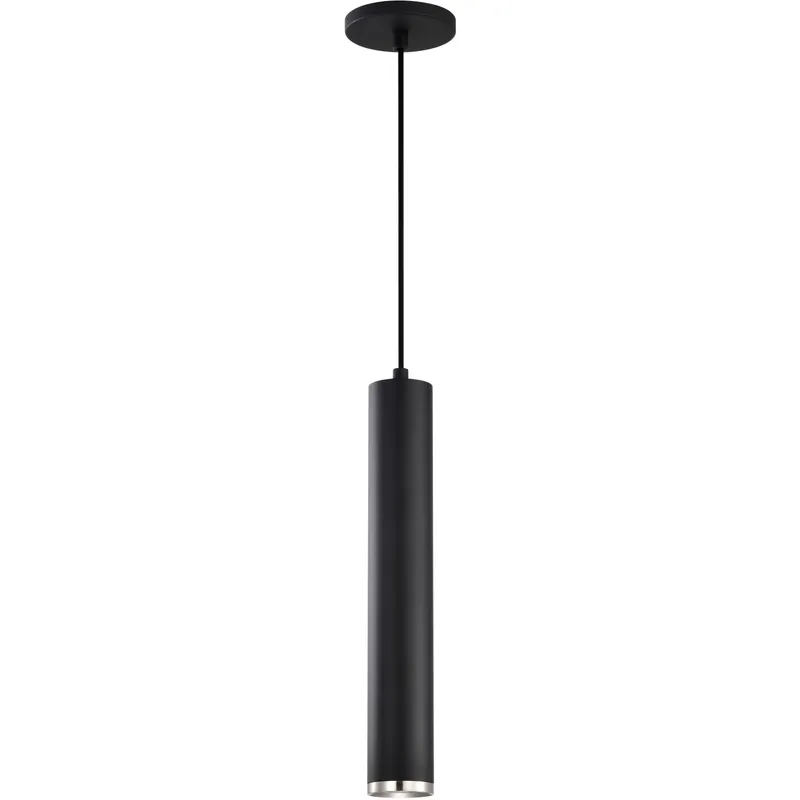 Century LED 2.56 inch Matte Black and Brushed Nickel Pendant Ceiling Light