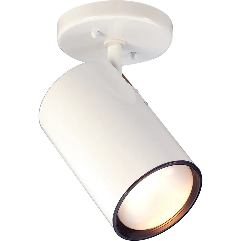 Brentwood 1 Light White Semi Flush Mount Ceiling Light