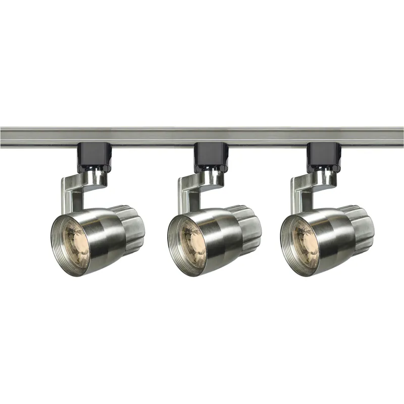 Brentwood 3 Light 120V Brushed Nickel Track Kit Ceiling Light