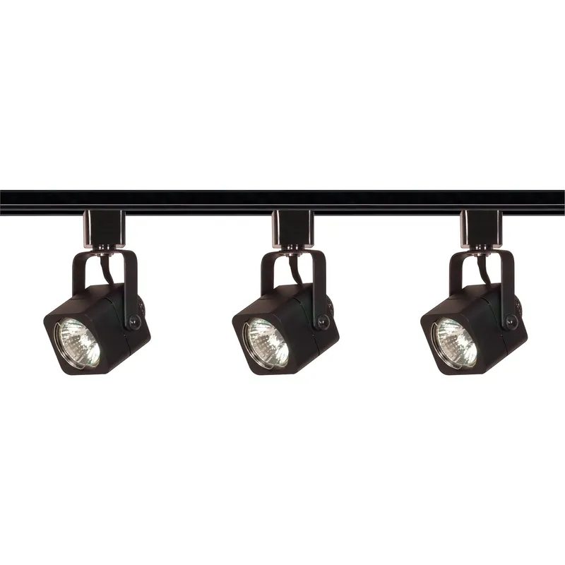 Brentwood 3 Light Black Track Lighting Ceiling Light