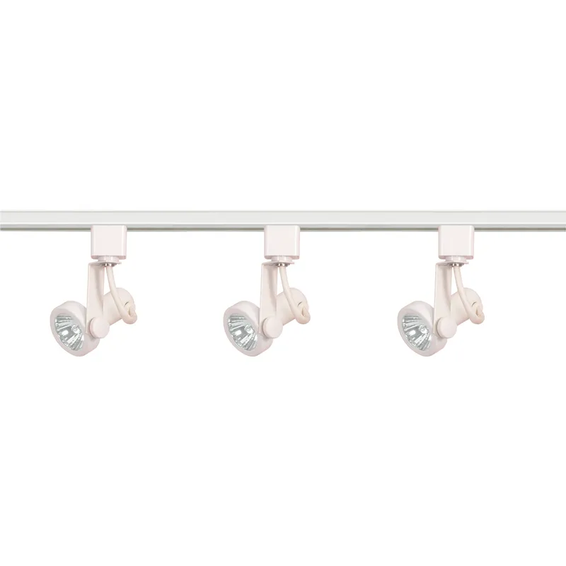 Brentwood 3 Light White Track Lighting Ceiling Light
