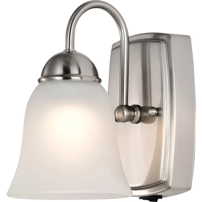Brentwood LED 5 inch Brushed Nickel Wall Sconce Wall Light
