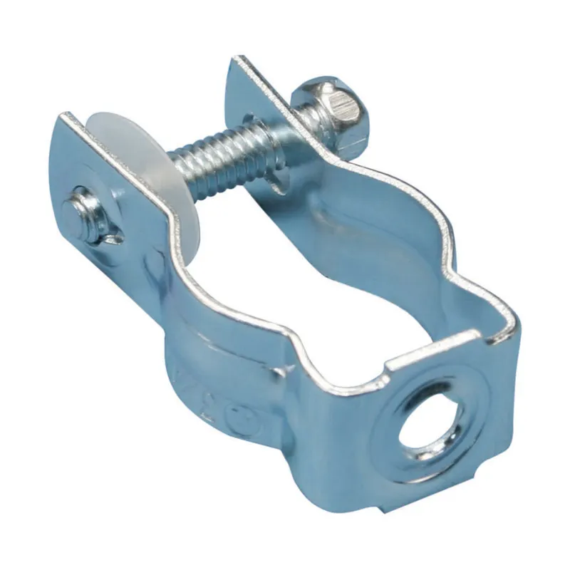 Bolt Close Conduit/Pipe Clamp, Steel, 1/2" EMT, 1/2" Rigid/Pipe, 0.281" Hole