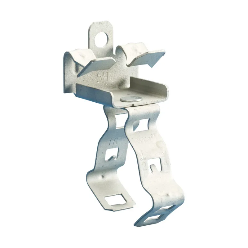 EM-M Conduit/Pipe to Flange Clip, Spring St. 3/4", 1" EMT, 1/8"–1/4" Flange