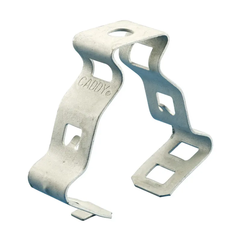 Snap Close Conduit/Pipe Clamp, 1/2", 3/4" EMT, 1/2", 3/4" Rigid/Pipe, 9/32" Hole