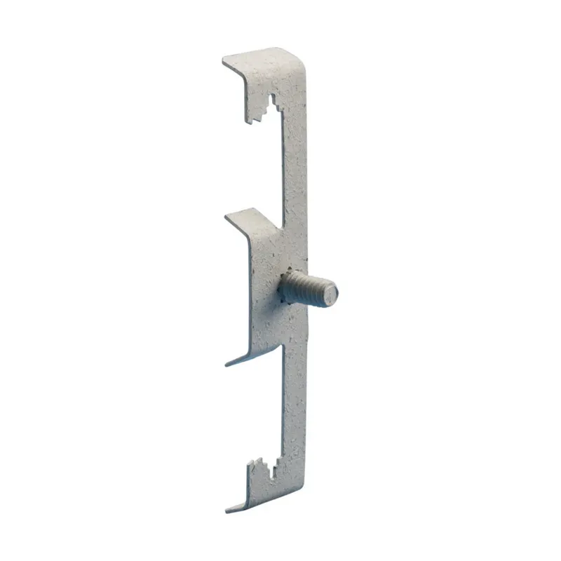Multi-Function Clip, 1/4"-3/8" Rod, #12–#8 Wire, 1/8"–7/16" Flange, 1/4" Screw