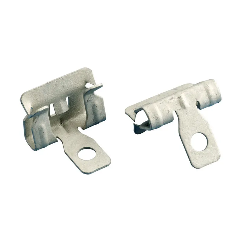 Hammer-On Flange Clip, Side Mount Spring Steel, 1/8"–1/4" Flange