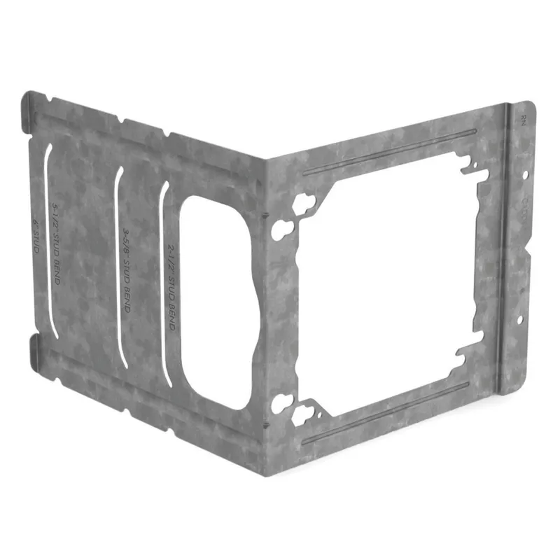 Electrical box bracket to stud, 2 1/2", 3 5/8", 5 1/2", 6" wall depth, 5.89"