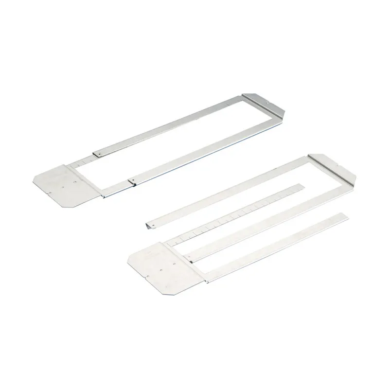 Telescoping rigid box support, 16"–24" stud spacing
