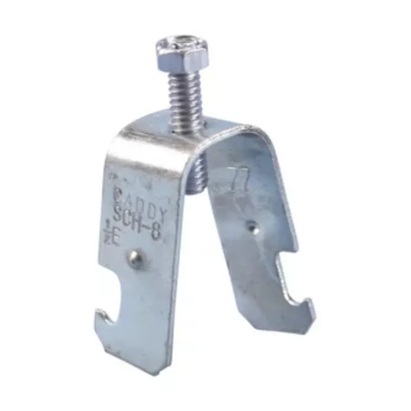 SCH1 Single Piece Strut Clamp for Conduit, 0.34"–0.71" OD, 1/2" EMT