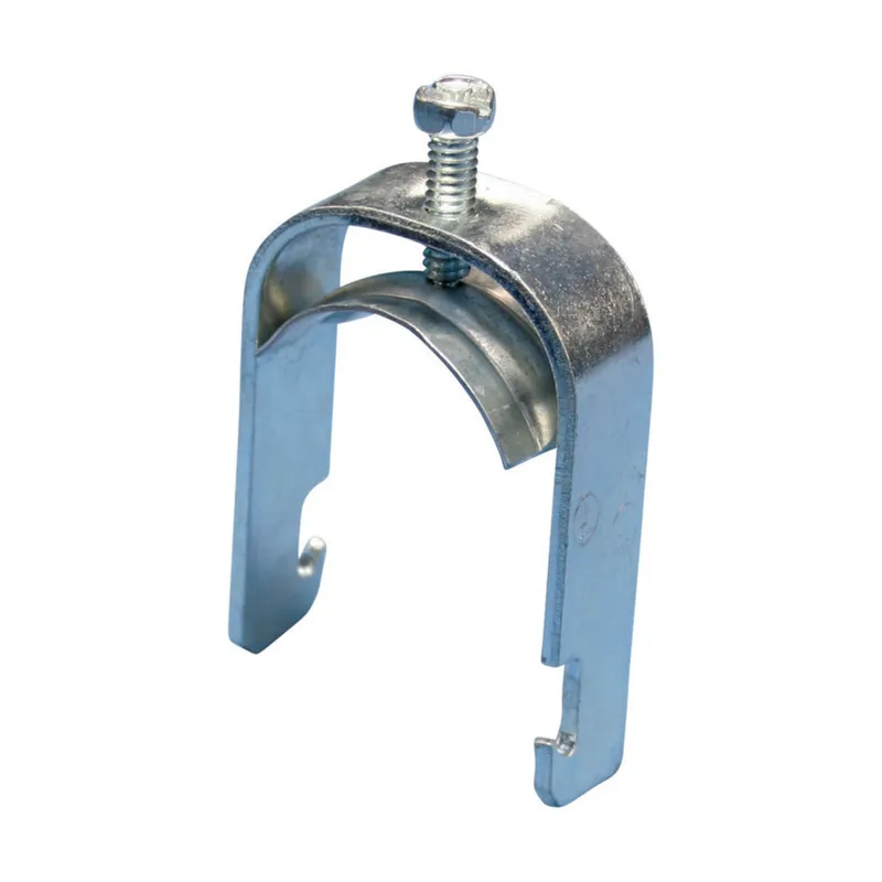 Single Piece Strut Clamp for Cable/Conduit, 0.57"–0.92" OD, 3/4" EMT 1/2" Rigid