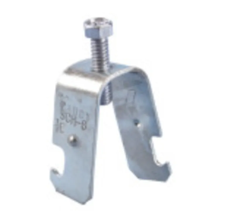 Single Piece Strut Clamp for Conduit, 0.57"–0.92" OD, 3/4" EMT, 1/2" Rigid/Pipe
