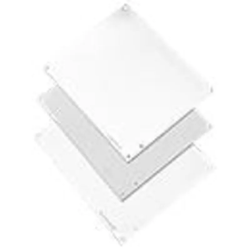 Panel for Junction Box, fits 10x8 Box, Anodized, Aluminum