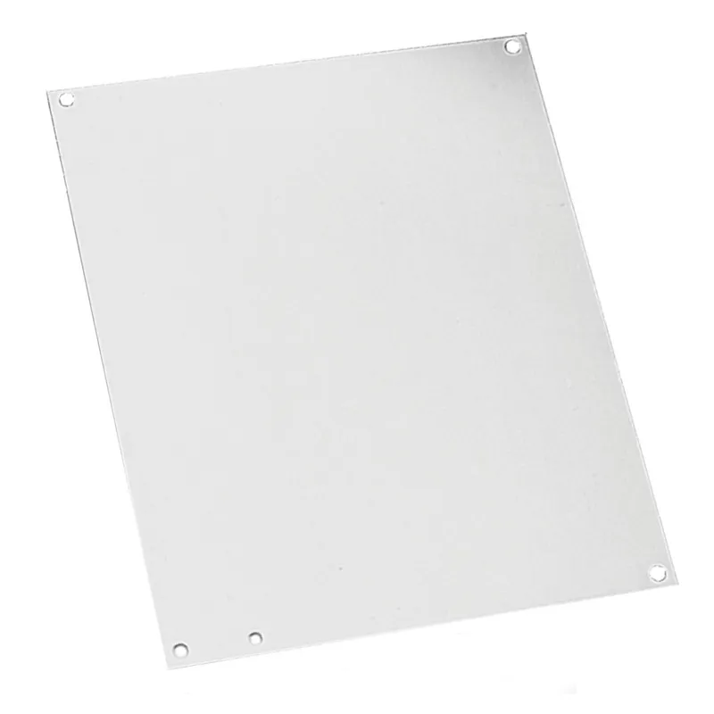 Panel for Small Enclosure Type 1 and 3R, fits 10x10, White, Steel