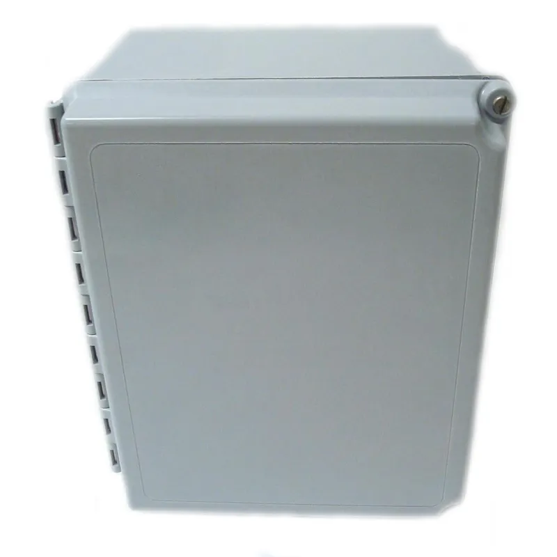 Junction Box, NEMA 4X, Hinged Cover, 12" x 10" x 6"