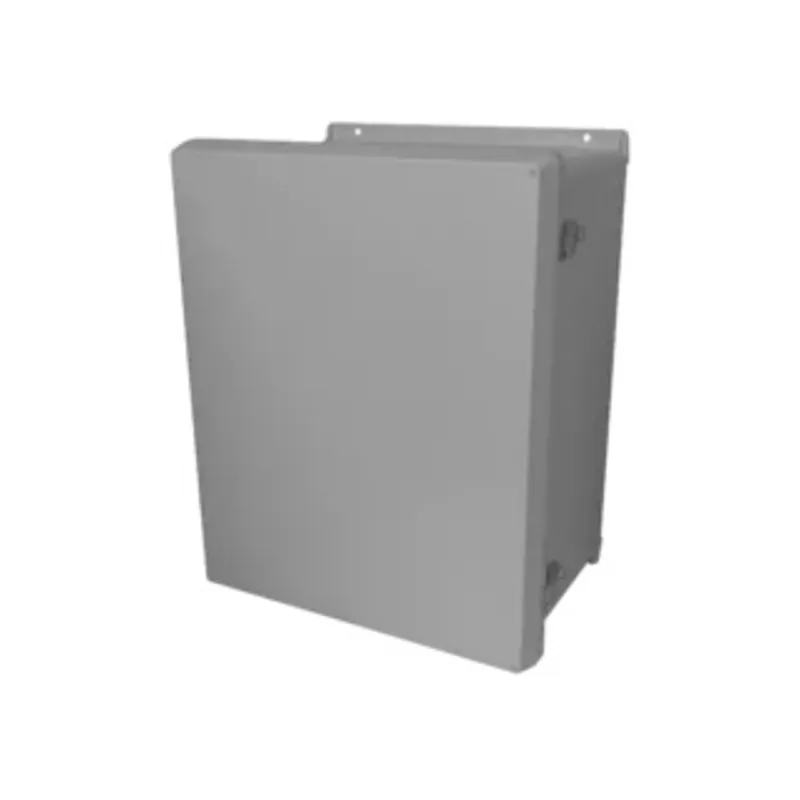 VJ Flat Opaque Cover Type 4X, 19.32x17.32x9.6, Lt Gray, FRP, HWPL