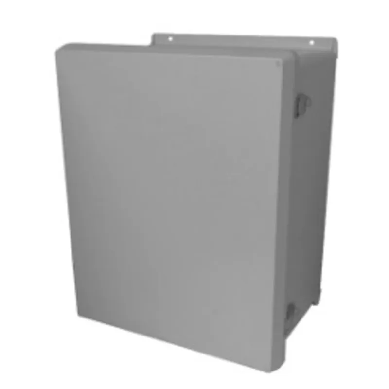 VJ Flat Opaque Cover Type 4X, 7.32x7.32x4.9, Lt Gray, FRP, HWPL