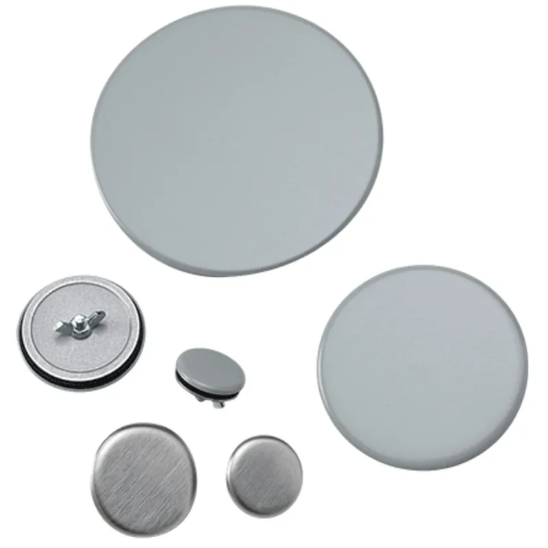 Hol-Sealers Hole Seal, 1.88-inch Diameter, Light Gray, Mild Steel
