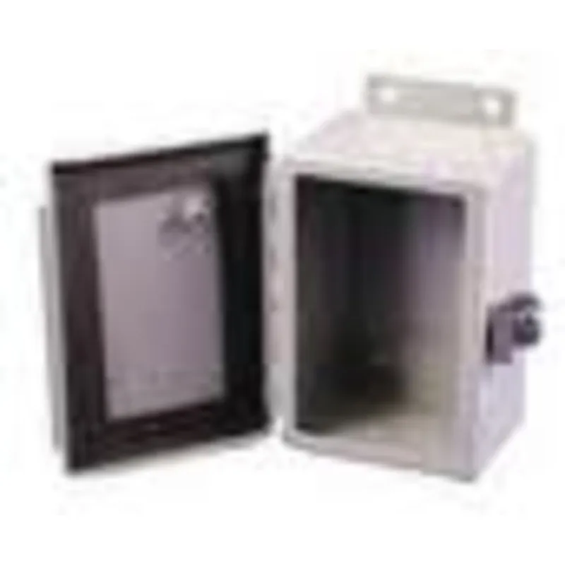 Junction Box, NEMA 12, Hinged Cover, 6" x 4" x 4"