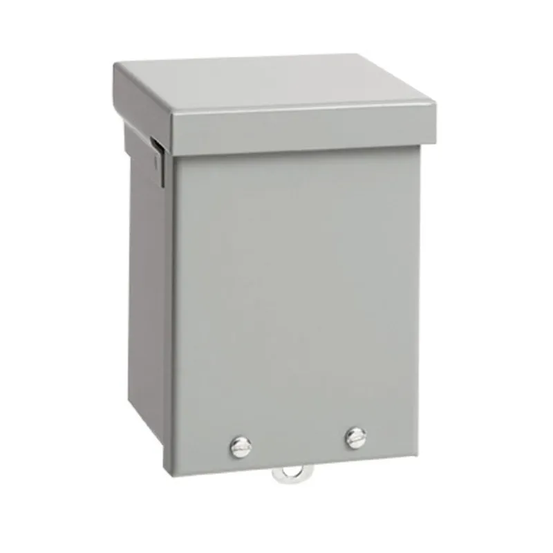 Enclosure, NEMA 3R, Screw Cover, 4" x 4" x 4", Painted, KOs