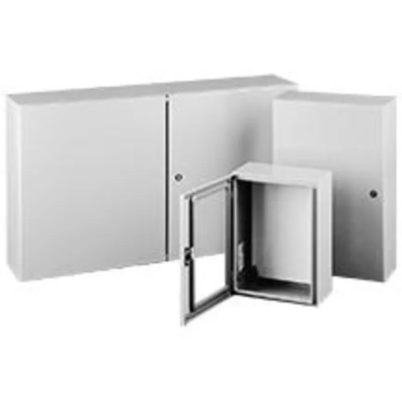 Concept Single-Door Enclosure, 36.00x30.00x12.00, Lt Gray, Steel