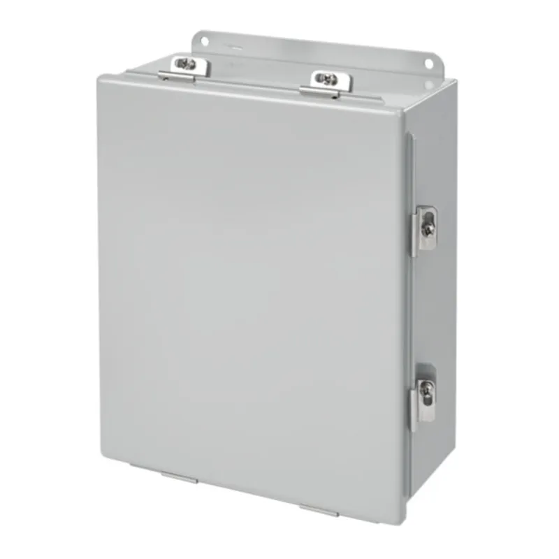 Junction Box, NEMA 4, Continuous Hinge, 8" x 8" x 6"