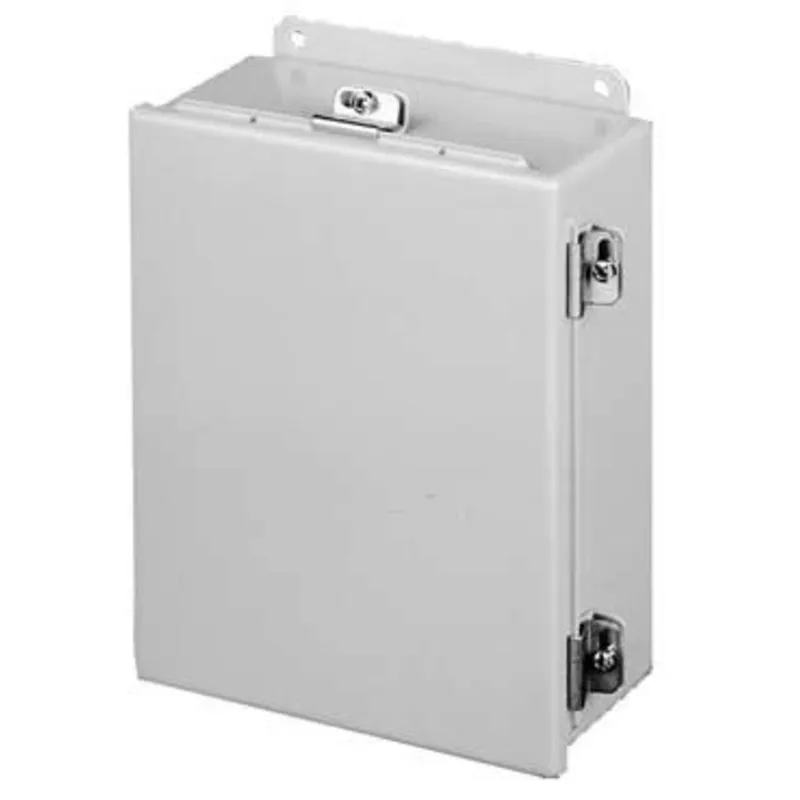 Junction Box, NEMA 4, Continuous Hinge, 10" x 8" x 6"