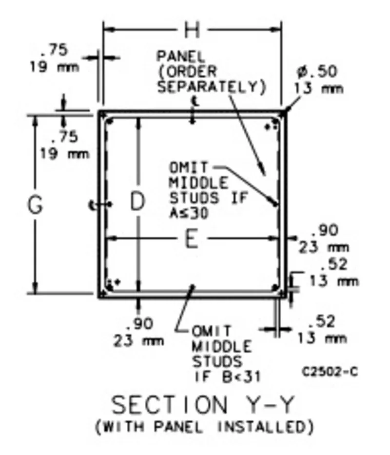Concept Single-Door Enclosure, 42.00x30.00x16.00, Lt Gray, Steel