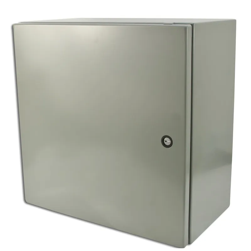 Concept Single-Door Enclosure, 20.00x20.00x10.00, Gray, Steel