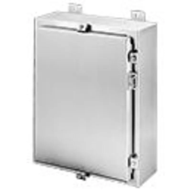 Enclosure, NEMA 4X, Clamp, 24" x 24" x 12", Wall Mount, Stainless Steel