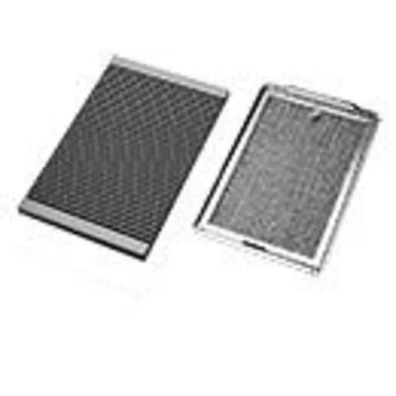 Vent Kit, Louvered Cover and Filter Package, 12" x 8" x 1", Metallic
