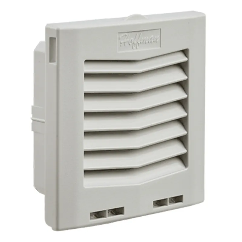 Exhaust Grille, IP54, Diameter: 5", Material: Thermoplastic