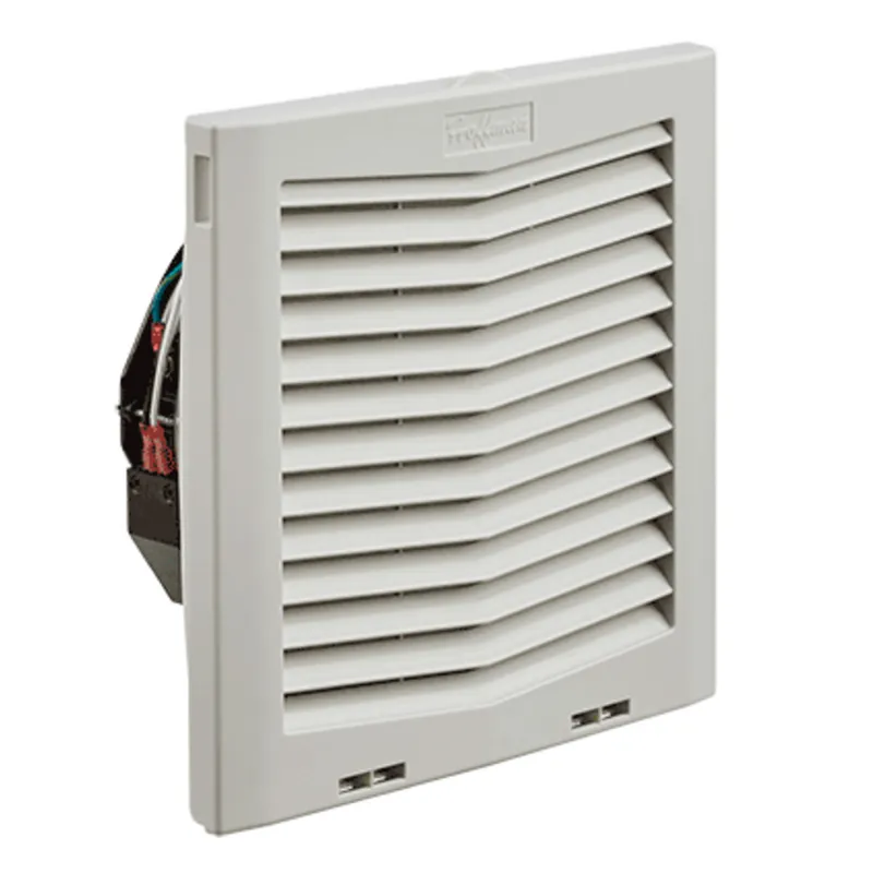 HF13 Side-Mount Filter Fan, 115V 395CFM, Lt Gray