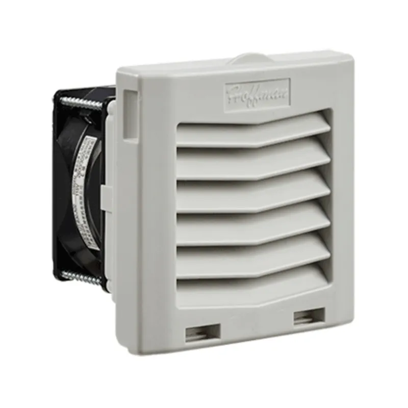 HF04 Side-Mount Filter Fan, 115V 21CFM, Lt Gray