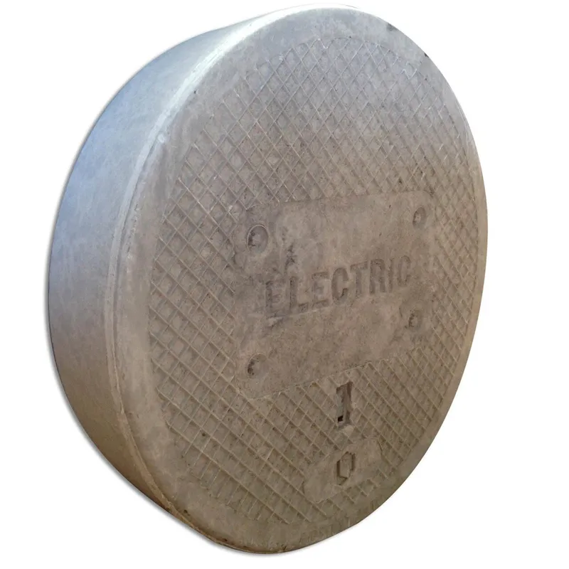 Round Cover, Diameter: 8", Fibrelyte