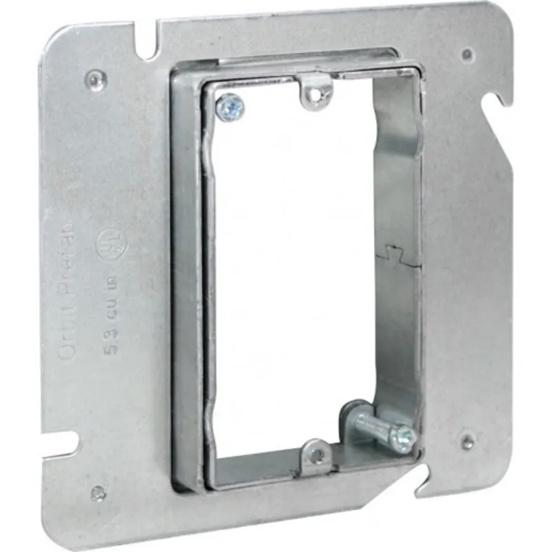 1-Gang Adjustable Ring for 4-11/16" Square Boxes