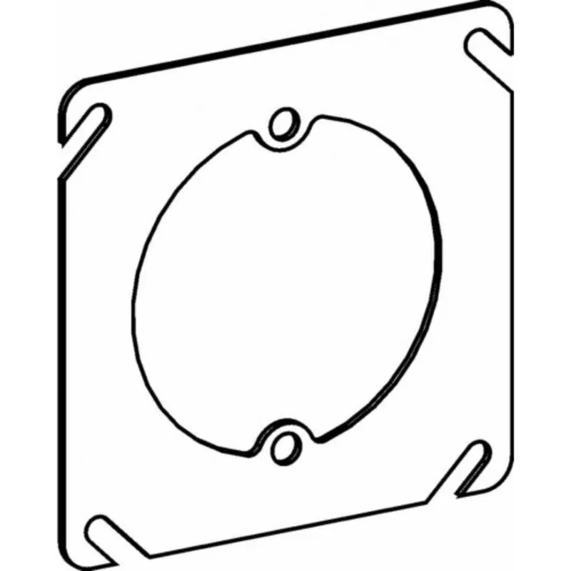 Square Cover, 4" (4S) Boxes, Flat