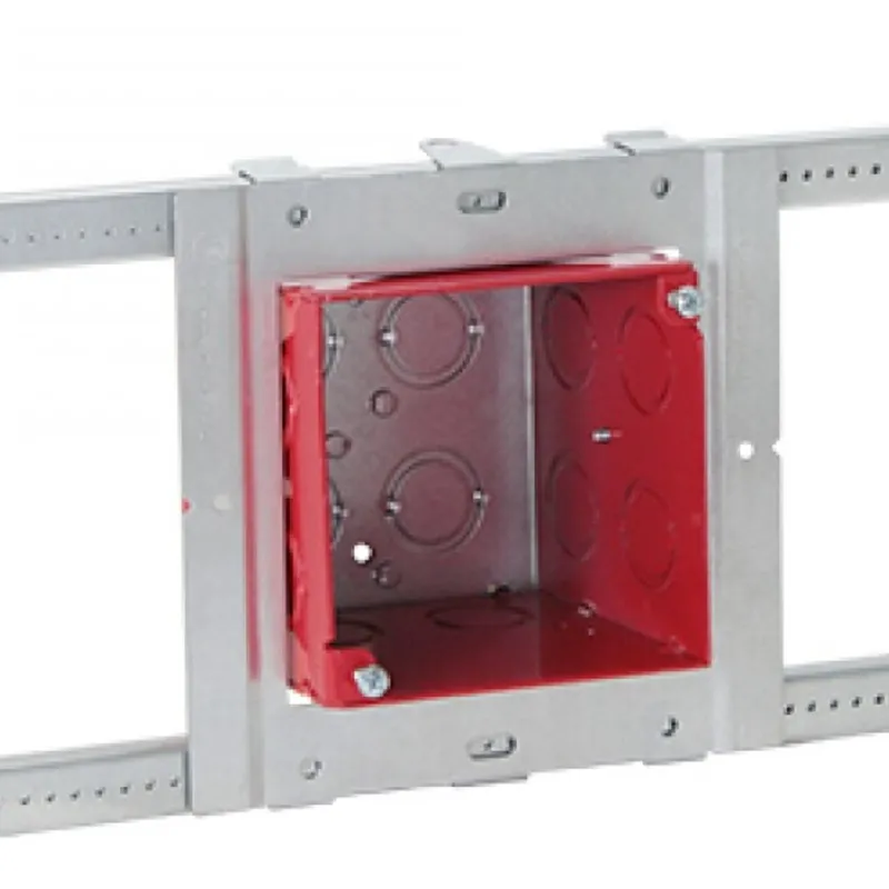 Pre-Assembled Fire Alarm 4" Square, 3-1/2" Deep Adjustable Box