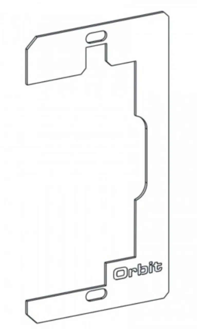 Device Leveler and Retainer, 1-Gang