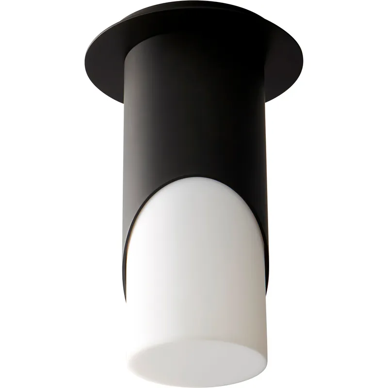 Ellipse LED 6 inch Black Flush Mount Ceiling Light