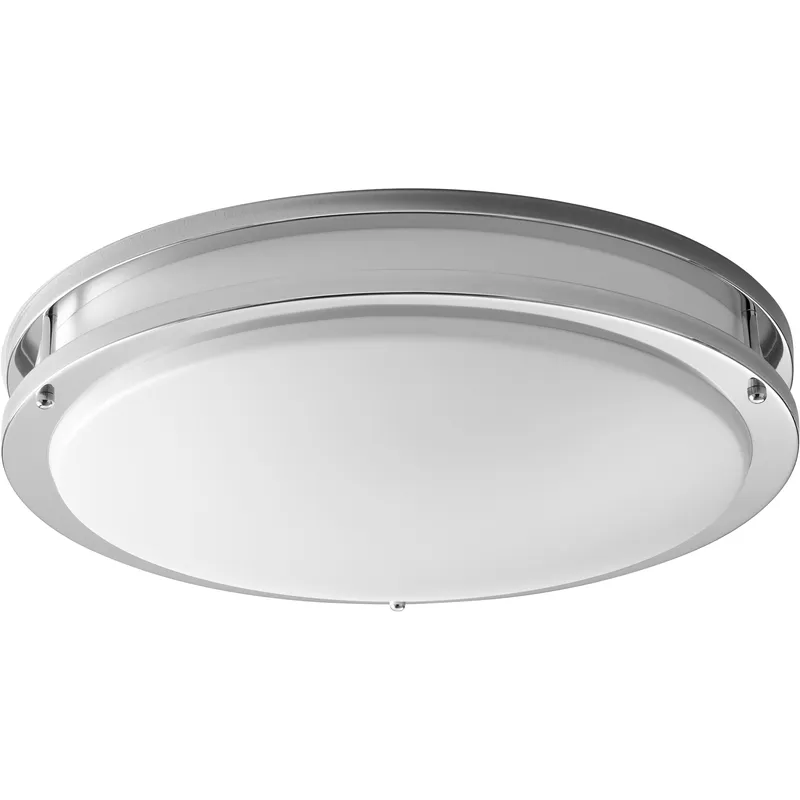 Oracle 1 Light 17.75 inch Polished Chrome Flush Mount Ceiling Light in Included, 3000K