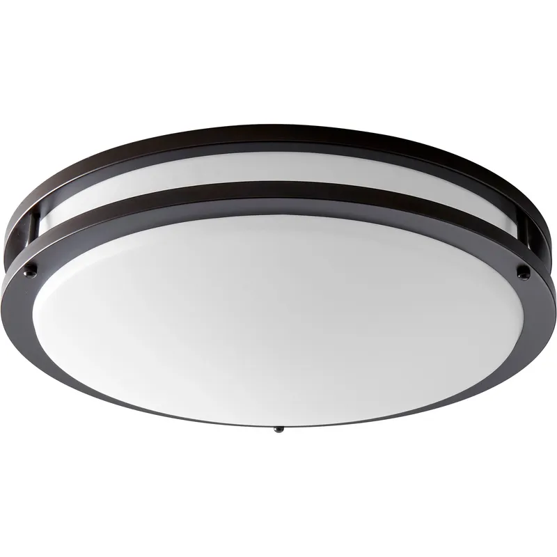 Oracle 1 Light 18 inch Oiled Bronze Flush Mount Ceiling Light