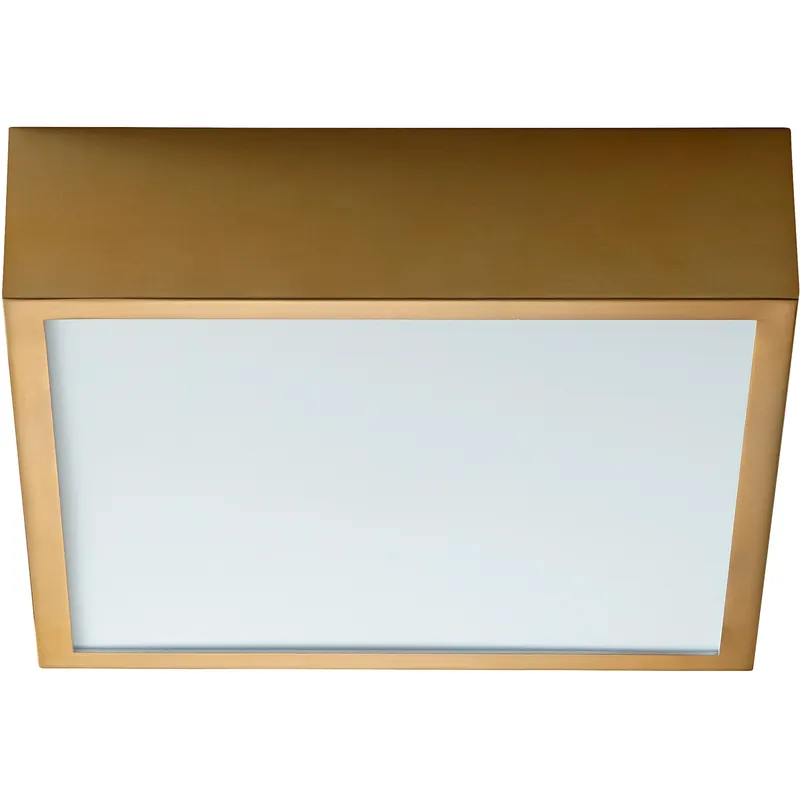 Pyxis 1 Light 10.25 inch Aged Brass Flush Mount Ceiling Light