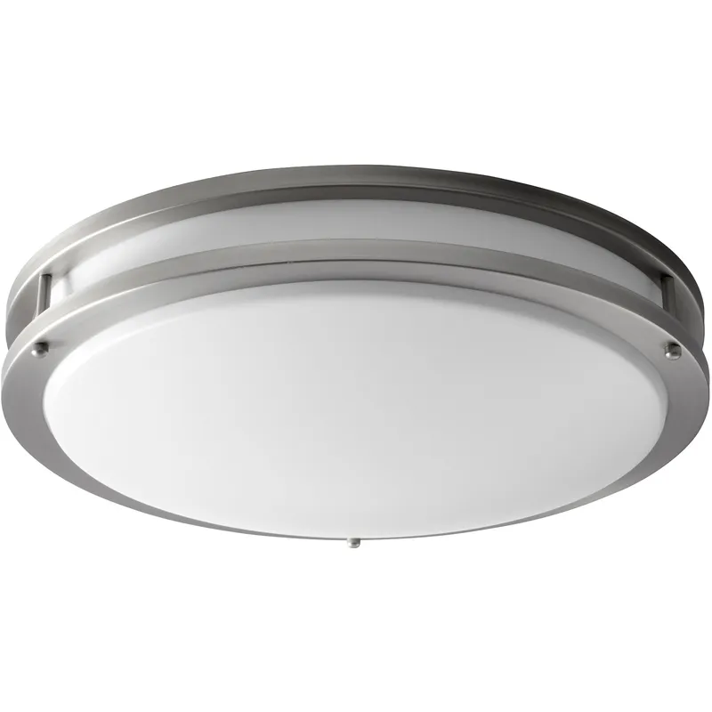 Oracle 1 Light 17.75 inch Satin Nickel Flush Mount Ceiling Light