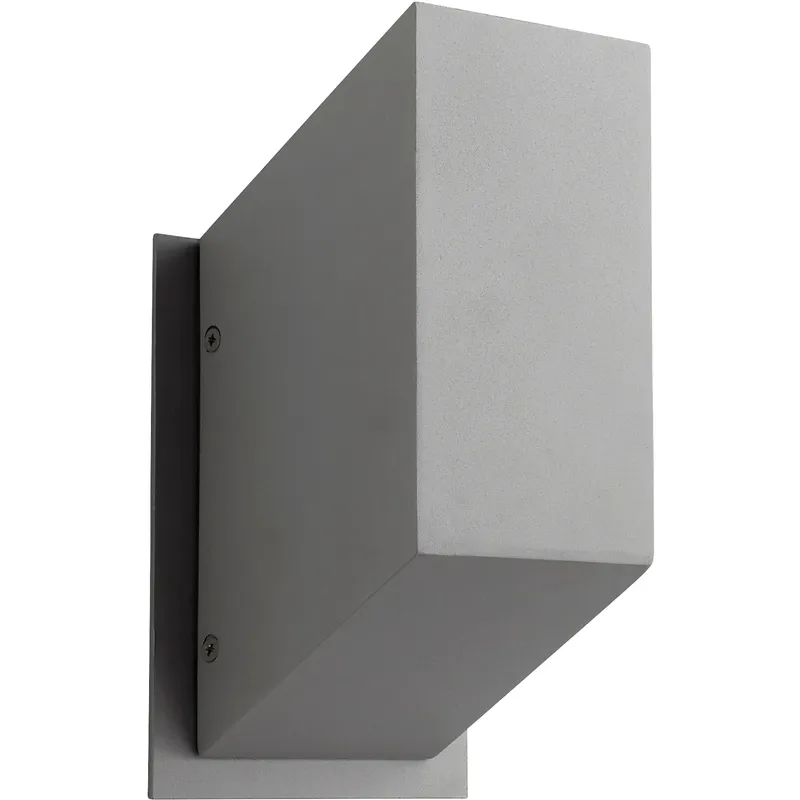 Uno 1 Light 9.25 inch Gray Outdoor Wall Sconce
