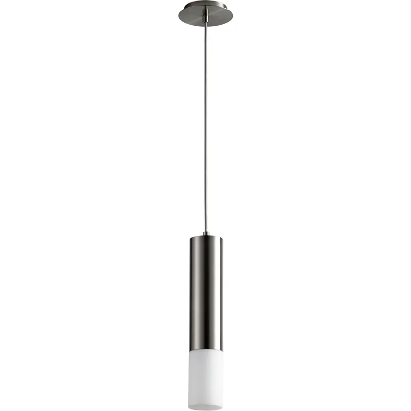 Opus 1 Light 4 inch Satin Nickel Pendant Ceiling Light