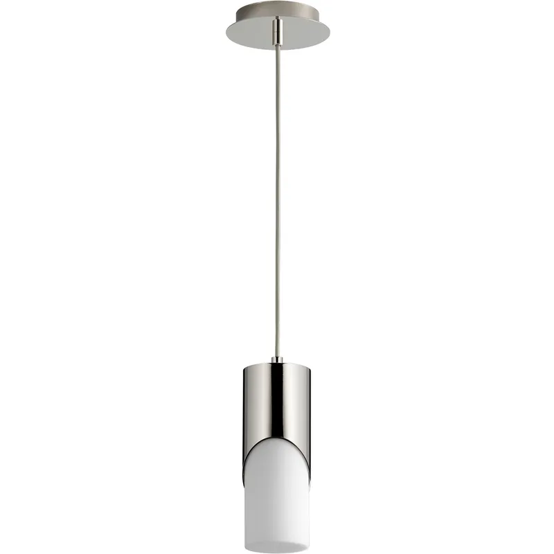 Ellipse LED 4 inch Polished Nickel Pendant Ceiling Light