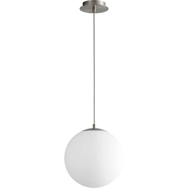 Luna LED 12 inch Satin Nickel Pendant Ceiling Light in 3000K