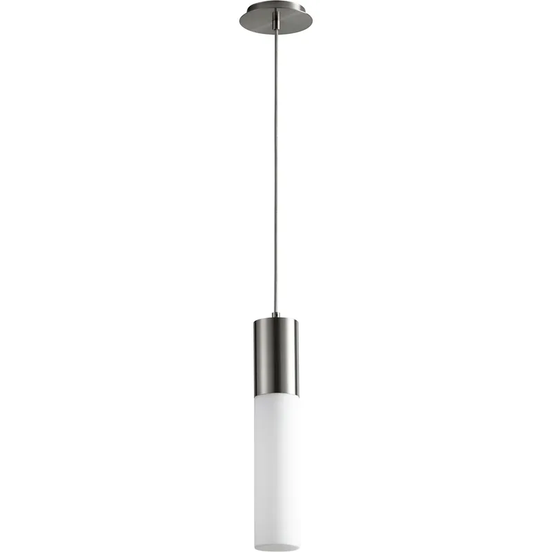 Magnum 1 Light 4 inch Satin Nickel Pendant Ceiling Light