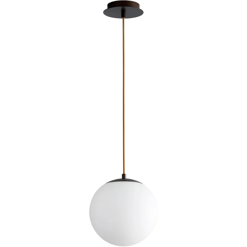 Luna 1 Light 10 inch Oiled Bronze Pendant Ceiling Light